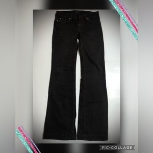 - (3)7 for All Mankind brown denim jeans
